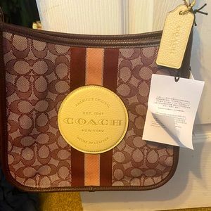 New with tags coach crossbody leather bag. Original price was $350